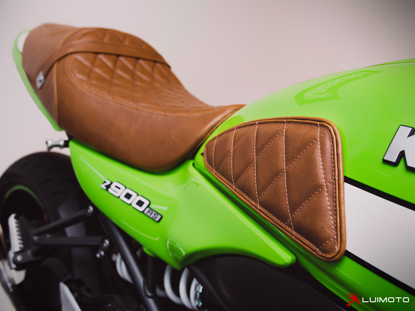 LUIMOTO TANK LEAF DIAMOND Tank Pads for the Kawasaki Z900RS / CAFE